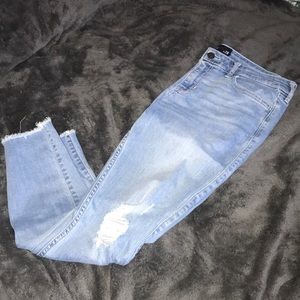 hollister crop jeans